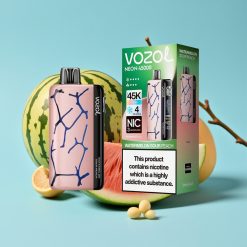 Vozol Neon 45K 45000 Puffs Adjustable Ice Airflow Watermelon Sour Peach